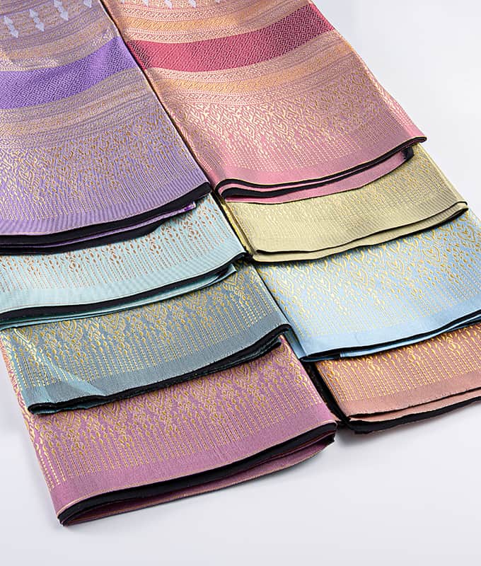 Tela pareo tailandesa tradicional popular, todo tejido Jacquard de poliéster